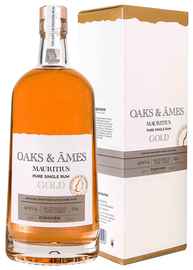 Ром «Oaks & Ames Pure Single Gold» в подарочной упаковке