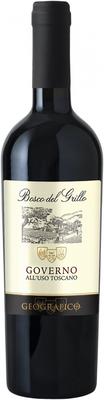 Вино красное сухое «Geografico Bosco del Grillo Governo all'Uso Toscano» 2019 г.