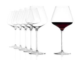 Набор из 6-ти бокалов «Stoelzle Quatrophil Burgundy» для красного вина