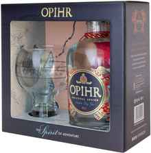 Джин «Opihr Oriental Spiced Gin» в подарочной упаковке с бокалом