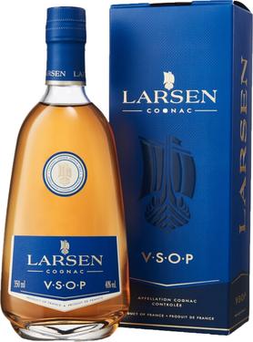 Коньяк французский «Larsen VSOP, 0.35 л» в подарочной упаковке