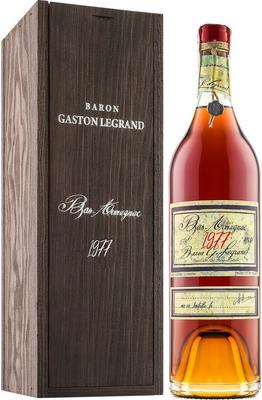 Арманьяк «Baron G. Legrand 1977 Bas Armagnac» в деревянной подарочной упаковке