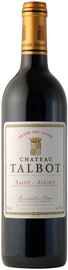Вино красное сухое «Chateau Talbot Grand Cru Classe Saint-Julien» 2017 г.