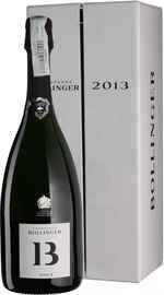 Шампанское белое сухое «Bollinger B13» 2013 г., в подарочной упаковке
