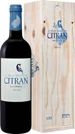 Вино красное сухое «Le Haut Medoc De Citran, 0.75 л» 2011 г., в подарочной упаковке