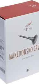 Вино красное полусухое «Stobi Makedonsko Crveno bag-in-box»