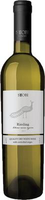 Вино белое сухое «Stobi Riesling, 0.75 л»