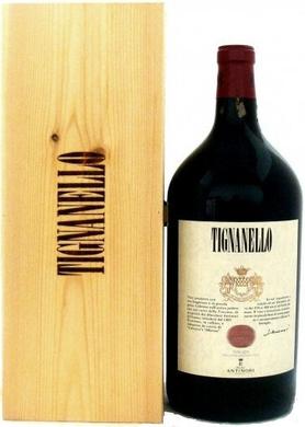 Вино красное сухое «Tignanello Toscana» 2008 г., в деревянной упаковке