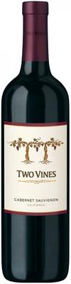 Вино красное полусухое «Two Vines Cabernet Sauvignon» 2017 г.
