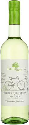 Вино белое полусухое «Landlust Weisser Burgunder-Rivaner» 2020 г.