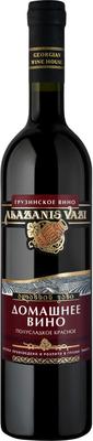 Вино красное полусладкое «Alazanis Vazi Domashnee Red Semi-Sweet»