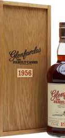 Виски шотландский «Glenfarclas 1956 Family Casks» в деревянной коробке