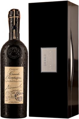 Коньяк французский «Lheraud Cognac 1987 Grande Champagne» в деревянной коробке