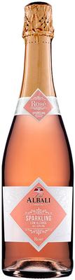 Вино игристое безалкогольное розовое сухое «Vina Albali Sparkling Rose Low Alcohol»