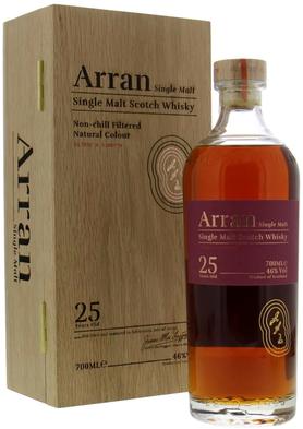 Виски шотландский «Arran 25 Years Old» в деревянной коробке