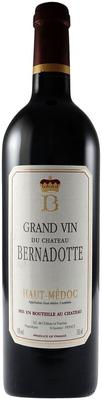 Вино красное сухое «Chateau Bernadotte Haut-Medoc» 1989 г.