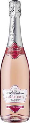 Вино игристое розовое брют «Le Contesse Pinot Rose Cuvee Brut»
