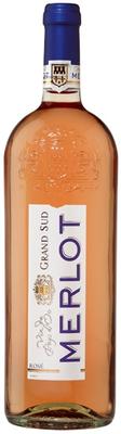 Вино розовое полусухое «Grand Sud Merlot Rose»