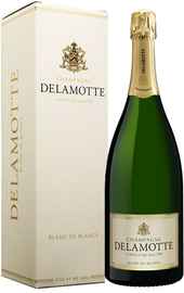 Шампанское белое брют «Delamotte Brut Blanc de Blancs» в подарочной упаковке