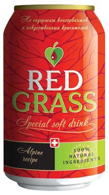 Напиток безалкогольный сильногазированный «Red Grass, 0.33 л»