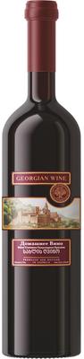 Вино красное полусладкое «Дом Грузинского Вина Домашнее Вино»
