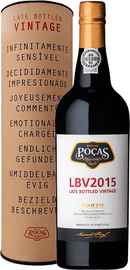 Портвейн красный сладкий «Pocas Porto LBV Late Bottled Vintage» 2015 г., в тубе