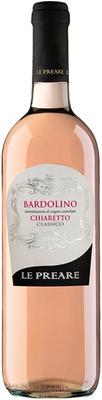 Вино розовое полусухое «Le Preare Bardolino Chiaretto» 2020 г.