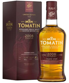 Виски шотландский «Tomatin French Collection #4 Cognac Casks» в подарочной упаковке