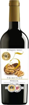 Вино красное полусухое «Tagaro Cinquenoci Primitivo» 2020 г.