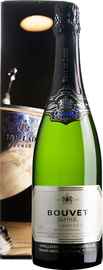 Вино игристое белое брют «Bouvet Saphir Saumur Brut Vintage» 2011 г., в подарочной упаковке
