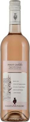 Вино розовое сухое «Casata Monfort Pinot Grigio Rose» 2019 г.
