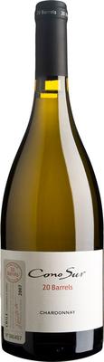 Вино белое сухое «Cono Sur 20 Barrels Chardonnay Limited Edition Casablanca Valley» 2012