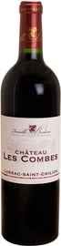 Вино красное сухое «Chateau Les Combes Lussac-Saint-Emilion» 2018 г.