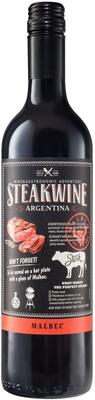 Вино красное полусухое «Steakwine Malbec Black Label» 2021 г.