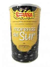 Оливки черные без косточки «Sarasa Morenas del Sur» 4250 гр.