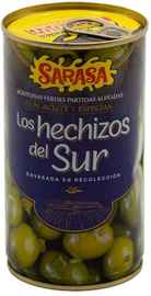 Оливки зеленые с косточкой «Sarasa Hechizos del Sur» 370 гр.