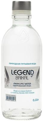 Вода газированная «Legend of Baikal, 0.33 л» стекло