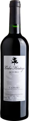 Вино красное сухое «Cèdre Héritage Malbec» 2011 г.