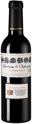 Вино красное сухое «Selection des Chateaux de Bordeaux Rouge, 0.375 л»