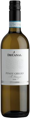 Вино белое сухое «DeCanal Pinot Grigio» 2020 г.