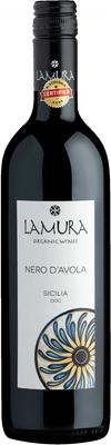 Вино красное сухое «Lamura Nero d'Avola» 2021 г.