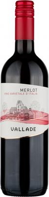 Вино красное сухое «Vallade Merlot» 2022 г.