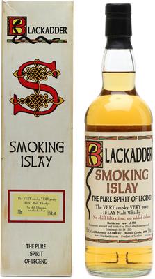 Виски шотландский «Blackadder Smoking Islay Blended Malt Scotch» в подарочной упаковке