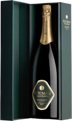 Вино игристое белое брют «Altemasi Millesimato» 2017 г., в подарочной упаковке