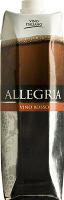 Вино красное сухое «Allegria Rosso»
