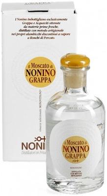 Граппа «Il Moscato di Nonino Monovitigno, 0.1 л» в подарочной упаковке