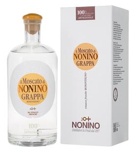 Граппа «Il Moscato di Nonino Monovitigno, 0.7 л» в подарочной упаковке