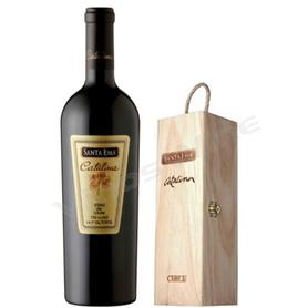 Вино красное сухое «Santa Ema Catalina» 2009 г., в деревянной подарочной упаковке