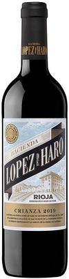 Вино красное сухое «Hacienda Lopez de Haro Crianza, 0.75 л» 2019 г.
