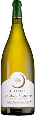 Вино белое сухое «Jean-Marc Brocard Chablis Vieilles Vignes, 1.5 л» 2020 г.